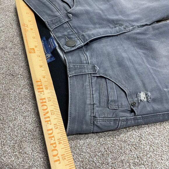 Democracy womens Ab Solution skinny jeans sz 4 gray jeans stretch denim - Picture 9 of 12